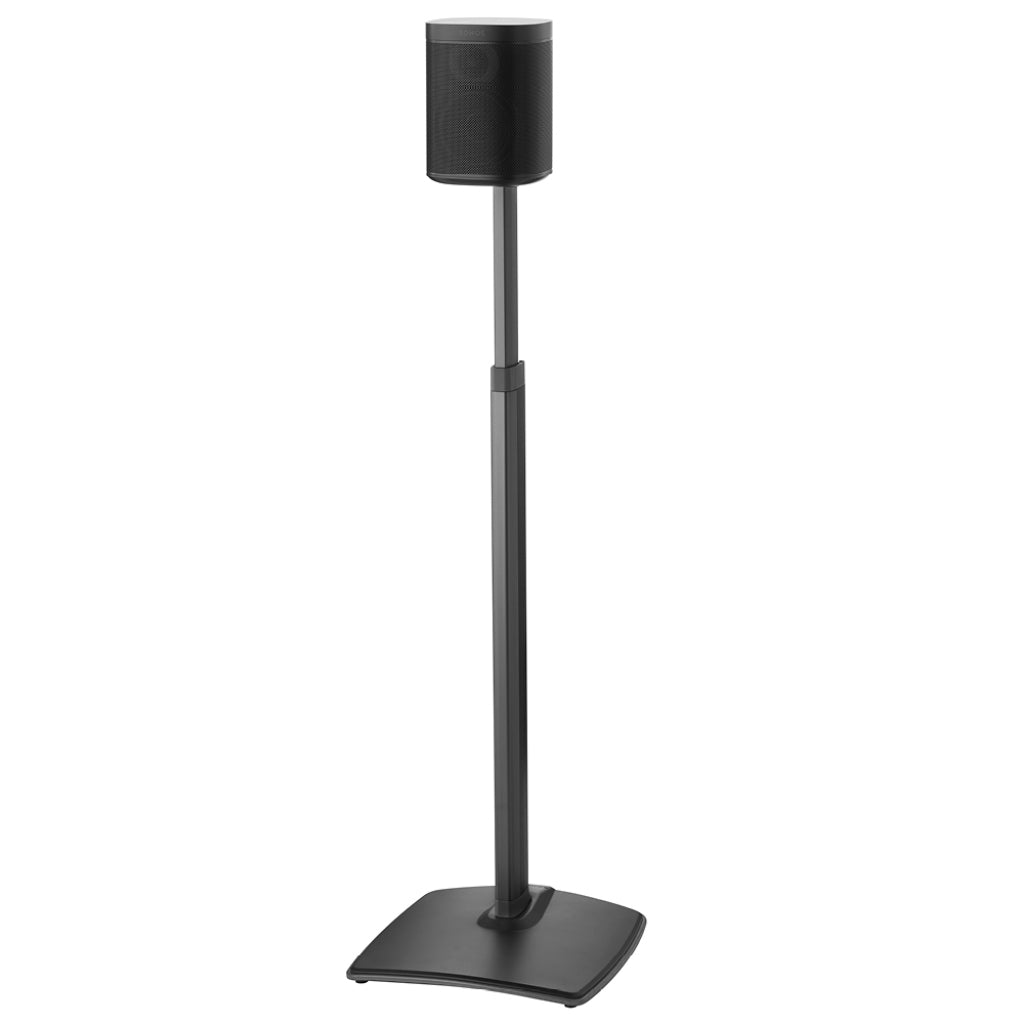 Sanus WSSA1 Adjustable Height Wireless Speaker Stand designed for Sonos One, Sonos One SL, Play:1, and Play:3 - Single